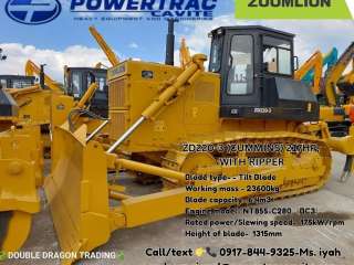 ZOOMLION ZD220-3 BULLDOZER (CUMMINS) 217HP,  WITH RIPPER