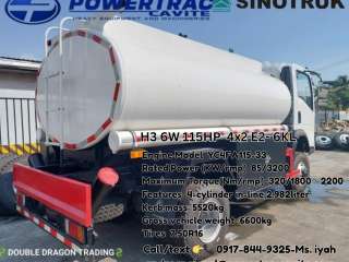 HOMAN H3 WATER TANKER 6W 115HP  4x2 E2- 6KL'