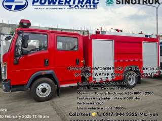SINOTRUK HOMAN FIRE TRUCK  (4 CUBIC WATER AND 1 CUBIC FOAM)