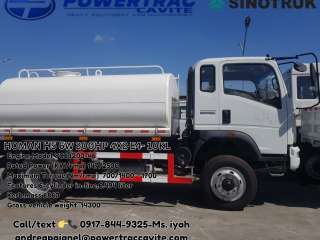SINOTRUK HOMAN H5 WATER TRUCK 6W 200H P4X2 E4- 10KL