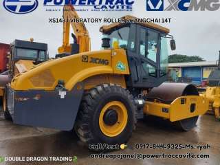 XCMG XS143J VIBRATORY ROLLER  SINGLE DRUM SHANGCHAI ENGINE 14T