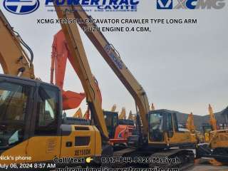 XCMG XE215CLL EXCAVATOR CRAWLER TYPE LONG ARM 0.4 CBM,