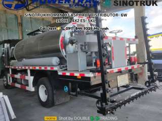 SINOTRUK HOMAN H3 ASPHALT DISTRIBUTOR- 6W 160HP  4X2 E5- 5KL