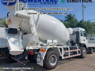 SINOTRUK HOMAN H5 TRANSIT MIXER - 6W 220HP 4X2 E2- 6m³