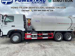HOWO T7S 10W 380HP E5 20KL SEWAGE/ VACUUM
