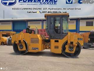 XCMG XD103 VIBRATORY ROLLER 10T, Hydrostatic, All-wheel Drive-