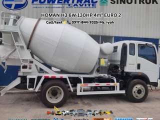 SINOTRUK HOMAN TRANSIT MIXER 6W-130HP 4m³ EURO 2