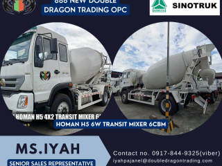 #SINOTRUK #HOMAN H5 6W #TRANSITMIXER 6CBM