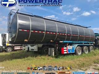 CIMC ASPHALT TANK TRAILER 12W 3-AXLE, 35000 L with bunner & pump