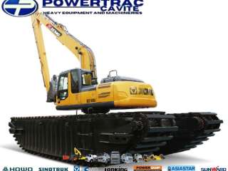 XCMG XE215SLL EXCAVATOR AMPHIBIOUS TYPE (LONG ARM) 0.4m³ with pontoon & spud