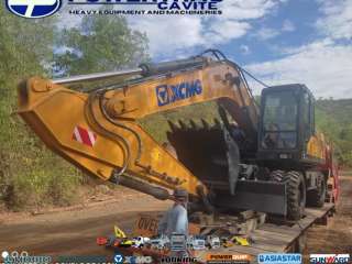 XCMG EXCAVATOR WHEEL TYPE XE210WD CUMMINS 0.86CBM