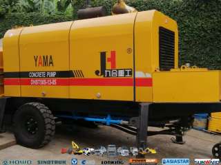 YAMA TRAILER PUMP CRETE DHBT50- 13-85 50 m³/h