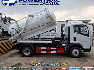 SINOTRUK SEWAGE TRUCK HOMAN H3 6W 130HP 4X2 E5 5KL,
