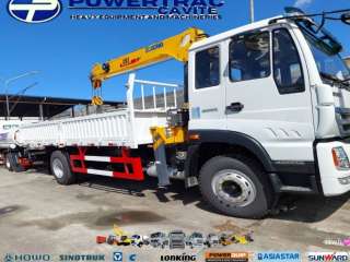 SINOTRUK CARGO BOOM TRUCK HOMAN H5 6W 200HP 4X2 E4 5T,