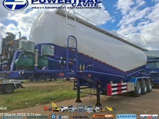 12W CEMENT BULK CARRIER TRAILER TONGYA 50CBM 60 tons-