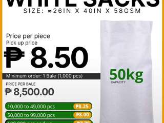 BRAND NEW IMPORTED SACKS / SAKO