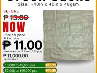 BRAND NEW IMPORTED SACKS / SAKO