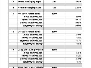 BRAND NEW IMPORTED SACKS / SAKO