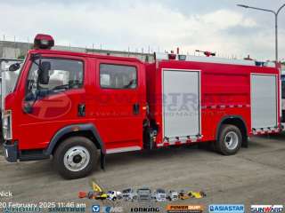 SINOTRUK HOMAN H3 FIRE TRUCK 5KL- E5,