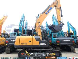 XCMG XE155DK CRAWLER BACKHOE, 0.65 CUBIC