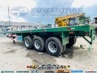 3-AXLE HIGH BED TRAILER, 40FT, 45 TONS