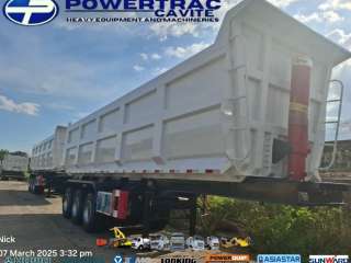 12 WHEELER DUMPTRAILER，3-AXLE, 40CBM, U type