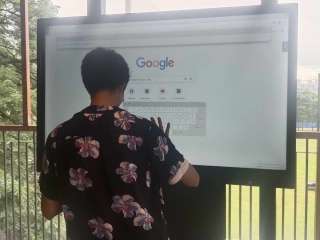 LED TV. Monitor 55'' LED with Stand