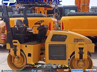 SINOMACH DOUBLE DRUM VIBRATORY ROLLER GYD032J- 3T