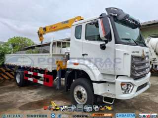 HOWO M7 BOOM TRUCK 5W 5T BOOM=