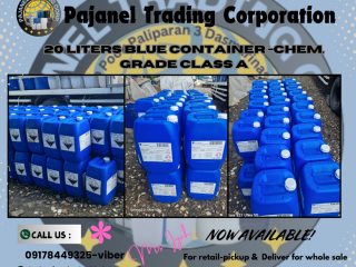 FOR SALE! 25L & 20L CONTAINER BLUE- CHEM. GRADE