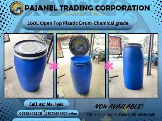 FOR SALE! OPEN AND CLOSED TOP PLASTIC DRUM