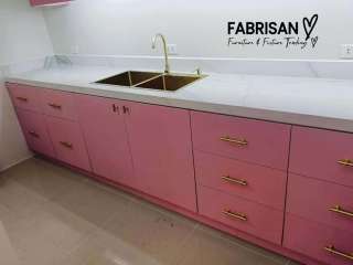 Integrated Lavatory Sink, Bathroom Vanity, Kitchen Sink and Drawer, Lavatory Sink Lababo with Open Shelves Organizer